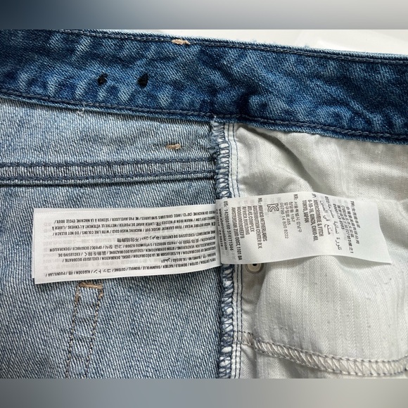 Abercrombie & Fitch Blue Distressed Mini Skirt Women’s Size:8 - Picture 8 of 9